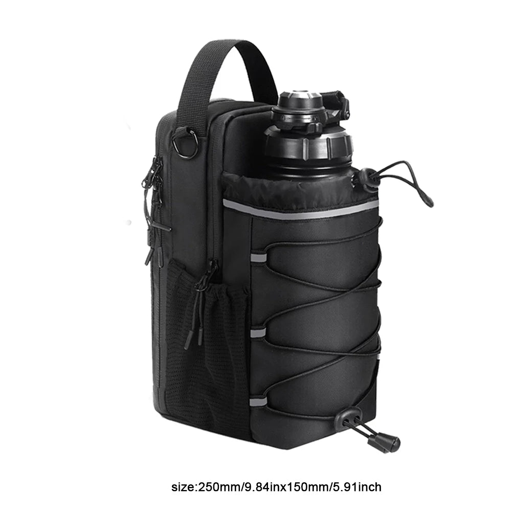 Magnetic Water Bottle Pouch Bag Gym-Specific Water Cup Holder with Strong Magnet Crossbody for Outdoor Sports Cup Holder Bag