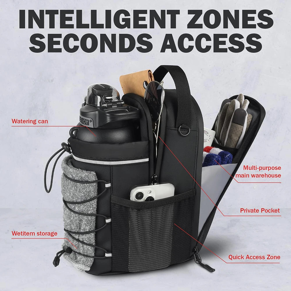 Magnetic Water Bottle Pouch Bag Gym-Specific Water Cup Holder with Strong Magnet Crossbody for Outdoor Sports Cup Holder Bag