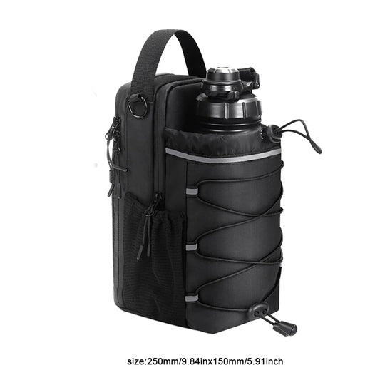 Magnetic Water Bottle Pouch Bag Gym-Specific Water Cup Holder with Strong Magnet Crossbody for Outdoor Sports Cup Holder Bag